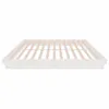 vidaXL Massivholzbett Weiß 200x200 cm -  Betten & Produktbild-Vorschau 11