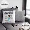 Trendation - Zahnarzthelferin Deko-Kissen mit Füllung 40x40 Produktbild-Vorschau 2
