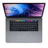 A top-down view of an open Apple MacBook Pro laptop. Produktbild-Vorschau