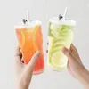 Sada 2 pohárov na ľadovú kávu, 600 ml, s viečkom a slamkou, Náhľad obrázku produktu 4