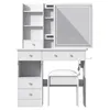 Make-up tafel met spiegel en verstelbare LED-verlichting – Productafbeelding-voorbeeld 14