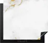 KitchenYeah© Herdabdeckplatte Marmor - Gold - Weiß - Luxus Produktbild-Vorschau 1