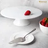 Alzata per torte Wilmax 30 cm in porcellana bianca Anteprima dell’immagine prodotto 8