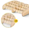 Profilierte Fußmassage-Rolle 4FIZJO aus Naturholz, Produktbild-Vorschau 3