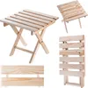 KADAX Table basse pour chaises longues Nature 39x37cm Voir les images du produit 1