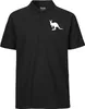 Huuraa Herren Polo Shirt Kangaroo Silhouette L Black Bio Produktbild-Vorschau 1