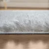 TT Home Teppich Wohnzimmer Hochflor Einfarbiges Design Produktbild-Vorschau 3