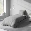 Biber Bettwäsche 155x220 cm 100% Baumwolle Feinbiber Uni Produktbild-Vorschau 3