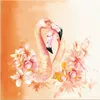 ARTland Wandbild Alu für Innen & Outdoor Orange Flamingo in Produktbild-Vorschau 1
