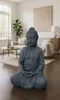 NEUSTEIN XXXXL Buddha 100 cm Steinoptik Garten Deko Figur Produktbild-Vorschau 2