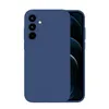 A blue phone case is shown on a white background. Produktbild-Vorschau