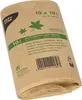 A roll of brown paper waste bags with green leaf graphics and text. Produktbild-Vorschau
