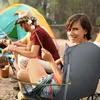 Outtec® Campingstuhl - bis 130 kg - Getränkehalter & Produktbild-Vorschau 4
