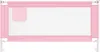 vidaXL Kleinkind-Bettschutzgitter Rosa 180x25 cm Stoff Produktbild-Vorschau 3