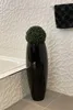 VIVANNO Bodenvase Fiberglas MAGNUM Rund, Hochglanzschwarz Produktbild-Vorschau 3