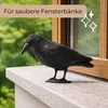 Taubenabwehr Vogelabwehr Schwarzer Rabe Attrappe Produktbild-Vorschau 6