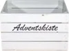 Weiße Kiste mit Adventskiste Aufdruck Adventszeit DIY Produktbild-Vorschau 2