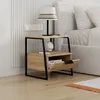 Houseland Pal Eiche natur/schwarz Nachttisch Produktbild-Vorschau 3