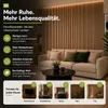 Sada 4 akustických panelov 3D – 115 x 60 x 2,1 cm, nástenné Náhľad obrázku produktu 4