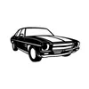 Wallity, Holden Monaro Sedan, Dekoratives Wandaccessoire Produktbild-Vorschau 5