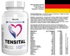 A bottle of Tensital food supplement with nutritional information and German flag. Náhľad obrázku produktu