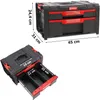 Boîte à outils avec tiroirs et compartiments Coffret 2 en 1 Voir les images du produit 7