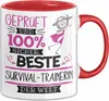 Survival-Trainerin Geschenk Becher Tasse Gott Schuf Alle Produktbild-Vorschau 1