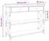 vidaXL Konzolový stolek Grey Sonoma 100x28x75 cm Dřevěné Náhled obrázku produktu 8