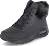 A black Skechers Uno Rugged boot is shown from the side against a white background. Produktbild-Vorschau