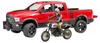 bruder RAM 2500 Power Wagon mit Ducati Desert Sled und Produktbild-Vorschau 11