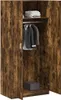 vidaXL Armoire chêne fumé 90x52x200 cm Bois composite Voir les images du produit 4