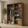 BEAUTYSOFA | Schwebetürenschrank HELA 160 cm Eiche Artisan Produktbild-Vorschau 3