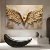 ARTHUB® Leinwandbild 80x120 cm, Beautiful Gold Wings | Produktbild-Vorschau 8