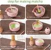 Matcha Schneebesen Set, Japanische Keramik Matcha Schüssel, Produktbild-Vorschau 10