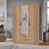 Kleiderschrank - 135 x 199 cm - 3 Türen - Artisan Eiche Produktbild-Vorschau 5