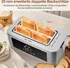 7MAGIC Toaster Edelstahl 4 Scheiben XXL 1400W mit Produktbild-Vorschau 6