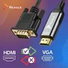 Reagle HDMI zu VGA Kabel 3M Adapter Konverter Full HD 1080p Produktbild-Vorschau 3