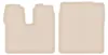 DURBAN Beige Velours-Fußmatten-Set für MAN TGX Nutzfahrzeug Produktbild-Vorschau 1
