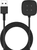 A black USB charging cable with a magnetic dock for a smartwatch. Anteprima dell’immagine prodotto
