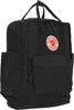 A black Fjällräven Kånken backpack is shown from the front-left. Náhled obrázku produktu