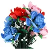 A close-up view of a bouquet of artificial flowers made from building blocks. Náhľad obrázku produktu