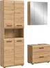 Badezimmer-Set >Ice< in artisan oak - 135x185x30cm Produktbild-Vorschau 2
