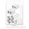 kwmobile 2x CAT 6A Aufputz Netzwerkdose inkl. 4x Keystone Produktbild-Vorschau 6