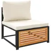The Living Store 6-tlg. Garten-Sofagarnitur mit Kissen Produktbild-Vorschau 6