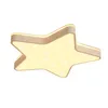 A star-shaped ceiling light with a beige frame and a white light panel with small sparkling lights. Produktbild-Vorschau