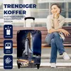 NoBoringSuitcases.com® Kufr Príručná batožina Vozík Kufr na Náhľad obrázku produktu 5