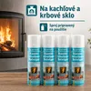 Čistič na krbové sklo 4 x 300 ml, sprej na čistenie Náhľad obrázku produktu 6