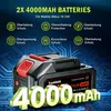Akku Rasentrimmer 750W mit 2× 4000mAh Akkus 21V, 4 in 1 Produktbild-Vorschau 6