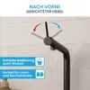 Bächlein Küchenarmatur Boyano (schwarz) – Schwenkbare Produktbild-Vorschau 3