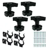 Set aus 4 verstellbaren Küchenfüßen 8,5 - 12,5 cm, Produktbild-Vorschau 1